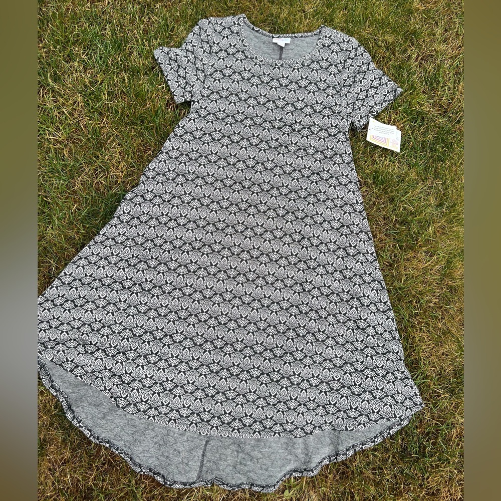 NWT LuLaRoe Damask Carly High-Low Dress XXS